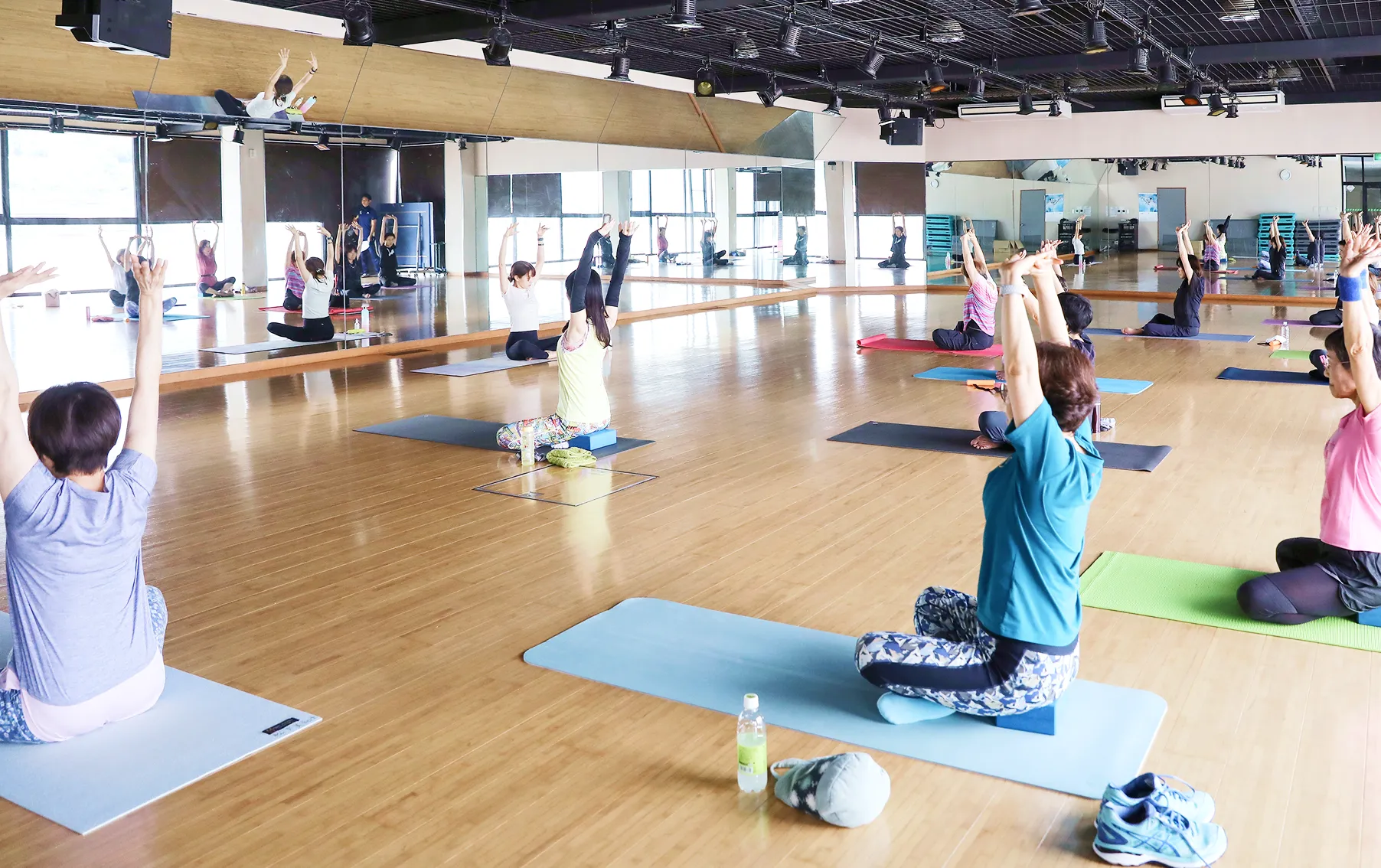 FLEXでレッスンしている様子