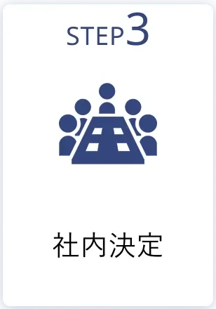 step3 社内決定